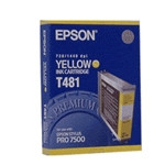 Epson T481 cartucho de tinta amarillo (original) C13T481011 025310 - 1