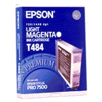 Epson T484 cartucho magenta claro (original) C13T484011 025340 - 1
