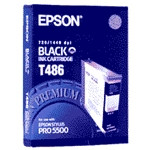 Epson T486 cartucho de tinta negro (original) C13T486011 025420 - 1