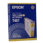 Epson T487 cartucho de tinta amarillo (original) C13T487011 025430 - 1