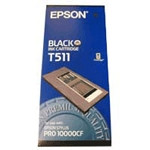 Epson T511 cartucho de tinta negro (original) C13T511011 025360 - 1