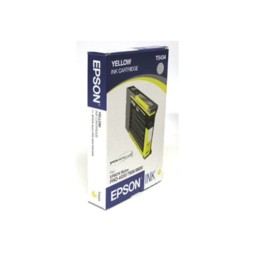 Epson T5434 cartucho de tinta amarillo (original) C13T543400 025490 - 1