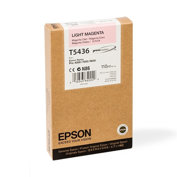 Epson T5436 cartucho magenta claro (original) C13T543600 025510 - 1