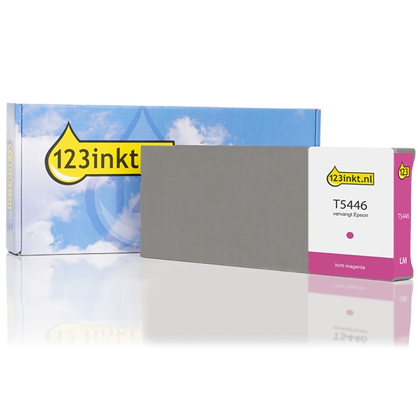 Epson T5446 cartucho de tinta magenta claro XL (marca 123tinta) C13T544600C 025591 - 1