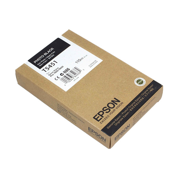 Epson T5451 cartucho de tinta negro (original) C13T545100 026136 - 1