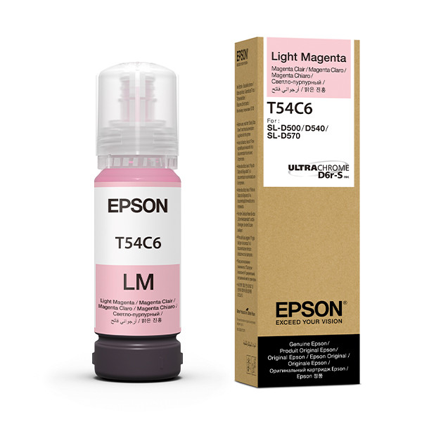 Epson T54C botella de tinta magenta claro (original) C13T54C620 083674 - 1