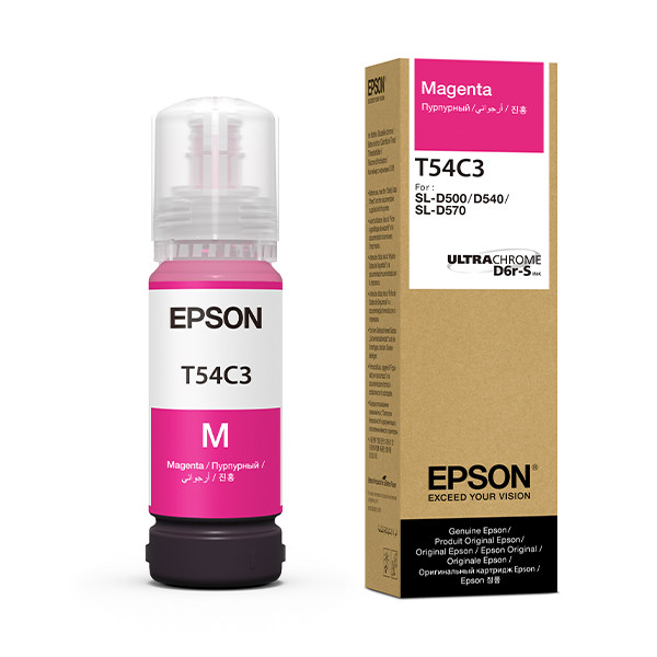 Epson T54C botella de tinta magenta (original) C13T54C320 083668 - 1