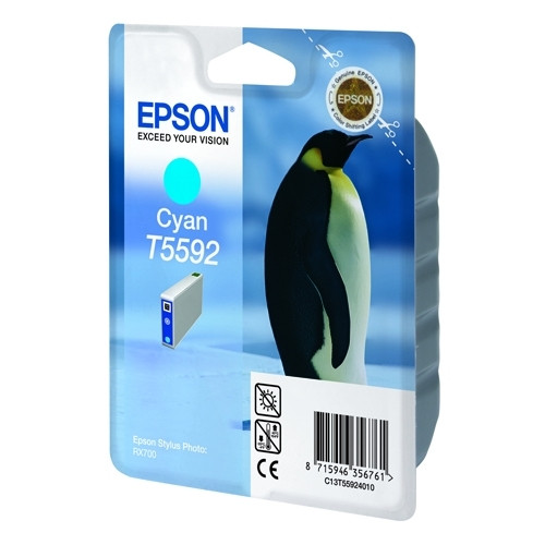 Epson T5592 cartucho de tinta cian (original) C13T55924010 022925 - 1