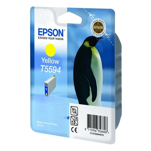 Epson T5594 cartucho de tinta amarillo (original) C13T55944010 022935 - 1