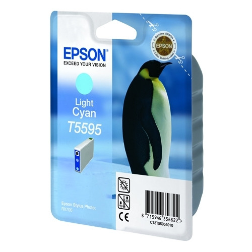 Epson T5595 cartucho cian claro (original) C13T55954010 902568 - 1