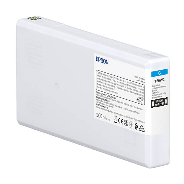 Epson T55W2 cartucho de tinta cian (original) – imagen 2