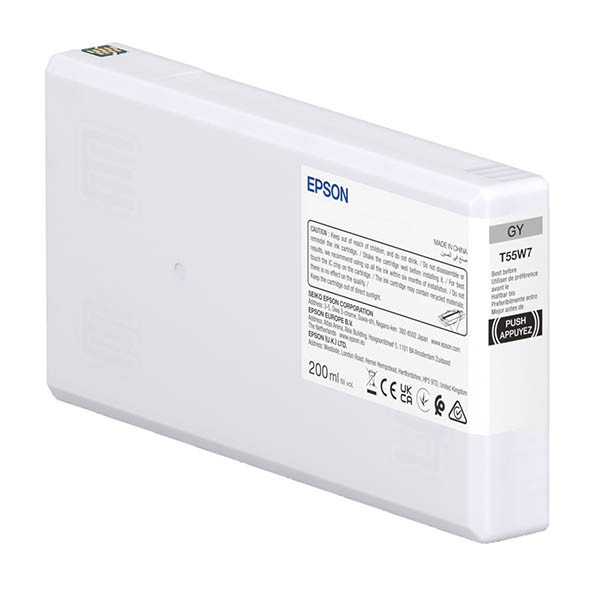 Epson T55W7 cartucho de tinta gris (original) – imagen 2