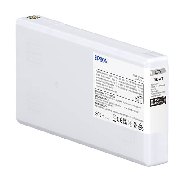 Epson T55W9 cartucho de tinta gris claro (original) – imagen 2