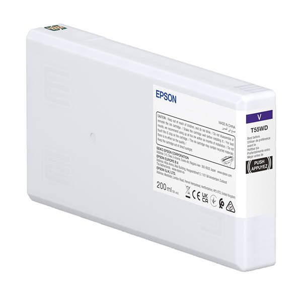 Epson T55WD cartucho de tinta violeta (original)