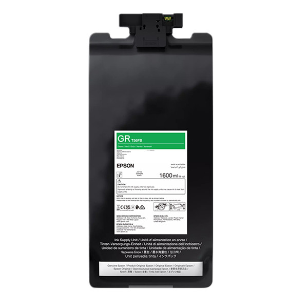 Epson T56FB cartucho de tinta verde (original) C13T56FB00 024258 - 1