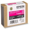 Epson T580A cartucho magenta vivo (original)