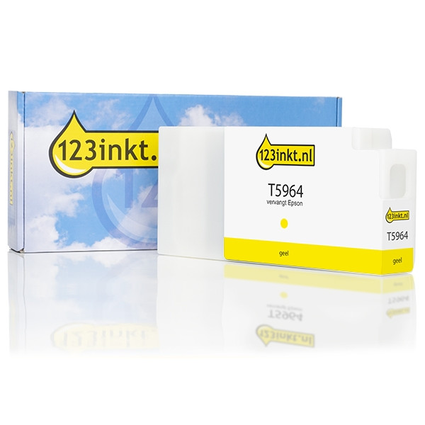 Epson T5964 cartucho de tinta amarillo (marca 123tinta) C13T596400C 026235 - 1