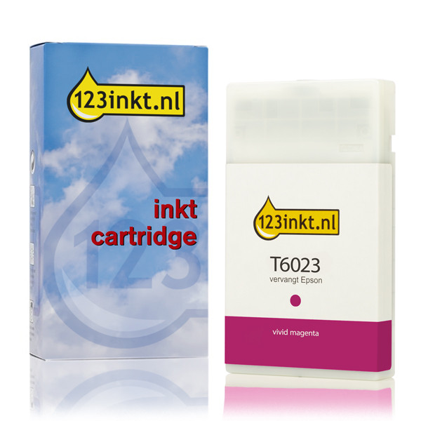 Epson T6023 cartucho magenta vivo (marca 123tinta) C13T602300C 026023 - 1