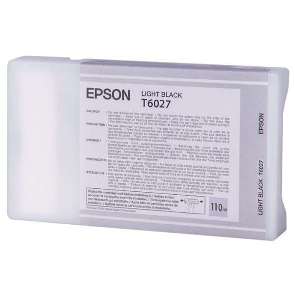 Epson T6027 cartucho negro claro (original)