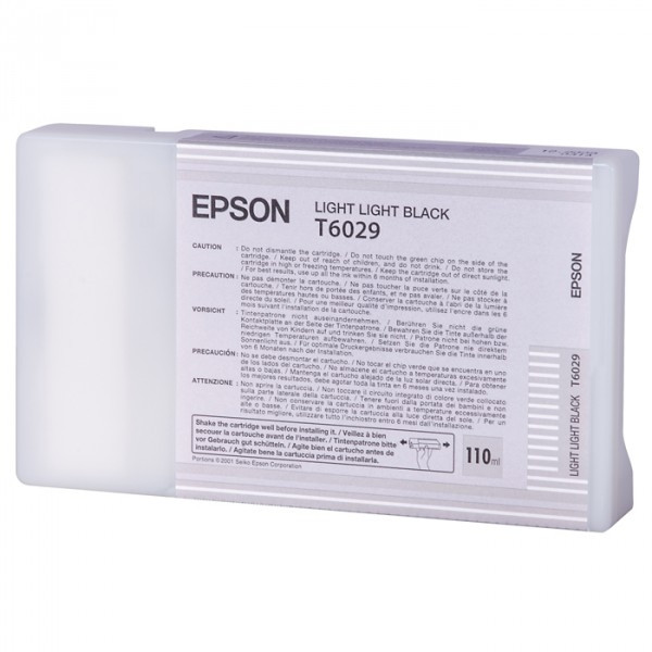 Epson T6029 cartucho gris claro (original) C13T602900 026032 - 1