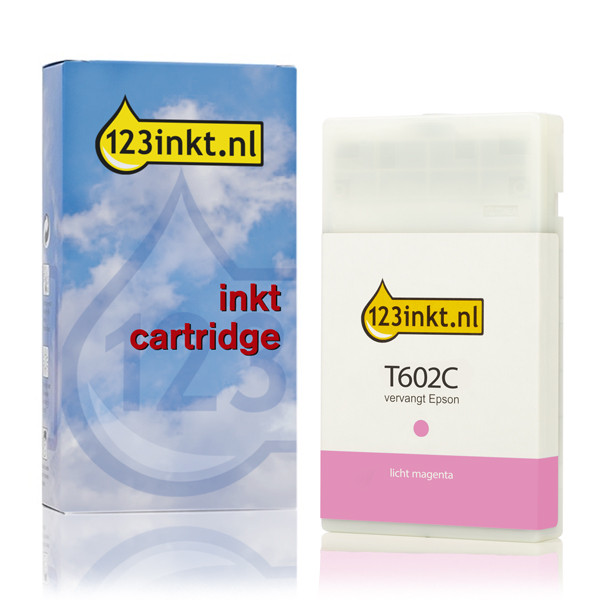 Epson T602C cartucho de tinta magenta claro (marca 123tinta) C13T602C00C 026117 - 1