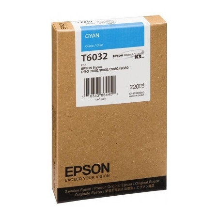 Epson T6032 cartucho de tinta cian XL (original) – imagen 2