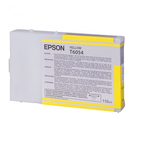 Epson T6054 cartucho de tinta amarillo (original) C13T605400 026056 - 1