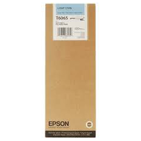 Epson T6065 cartucho cian claro XL (original) C13T606500 026074 - 1