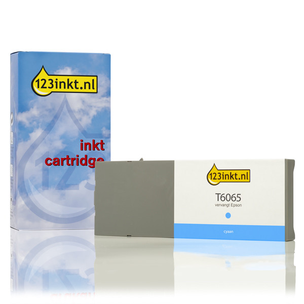 Epson T6065 cartucho de tinta cian claro XL (marca 123tinta) C13T606500C 026075 - 1