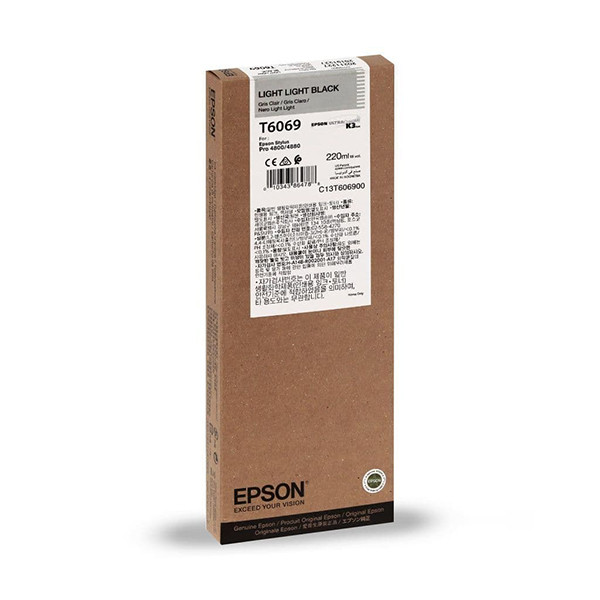 Epson T6069 cartucho gris claro XL (original) – imagen 3