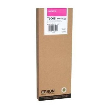 Epson T606B cartucho de tinta magenta XL (original) C13T606B00 026128 - 1