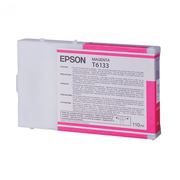 Epson T6133 cartucho de tinta magenta (original) C13T613300 026100 - 1