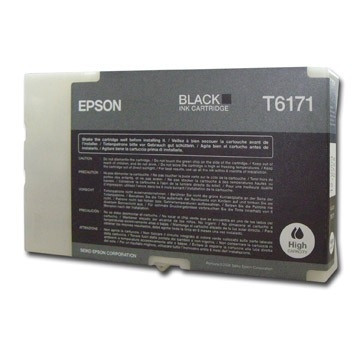 Epson T6171 cartucho de tinta negro XL (original) C13T617100 026174 - 1
