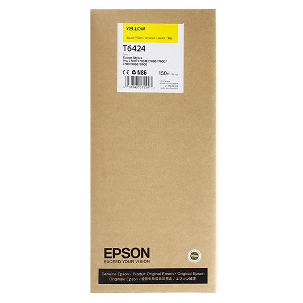 Epson T6424 cartucho de tinta amarillo (original)