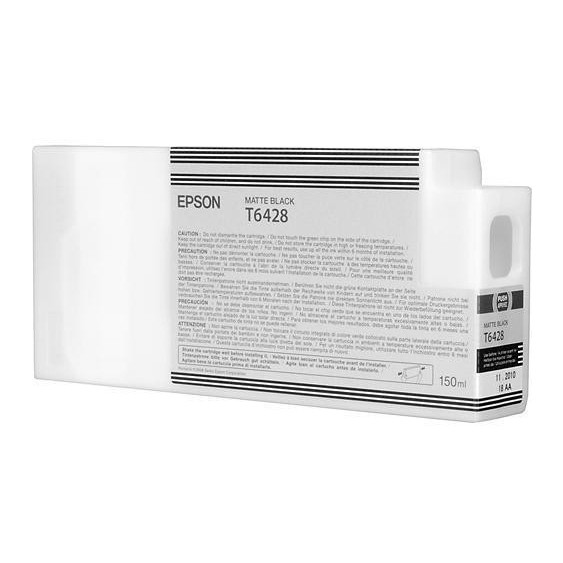 Epson T6428 cartucho de tinta negro mate (original) C13T642800 026352 - 1