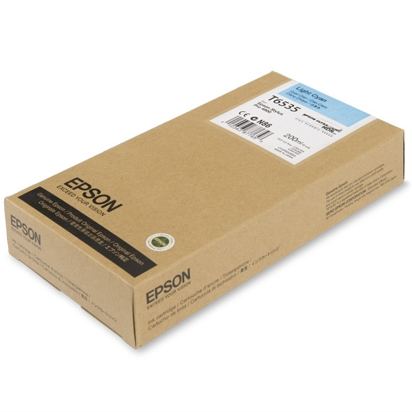 Epson T6535 cartucho cian claro (original) C13T653500 026324 - 1