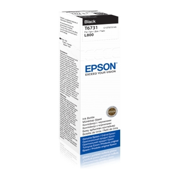 Epson T6731 botella de tinta negra (original) C13T67314A 026816 - 1