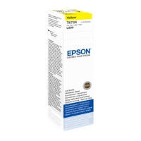Epson T6734 botella de tinta amarilla (original) 026822