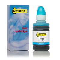 Epson T6735 botella de tinta cian claro (marca 123tinta) C13T67354AC 026825