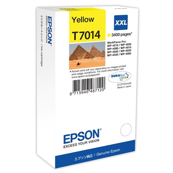Epson T7014 cartucho de tinta amarillo XXL (original) – imagen 2