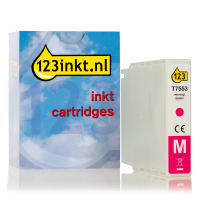 Epson T7553 cartucho de tinta magenta XL (marca 123tinta) C13T755340C 026685