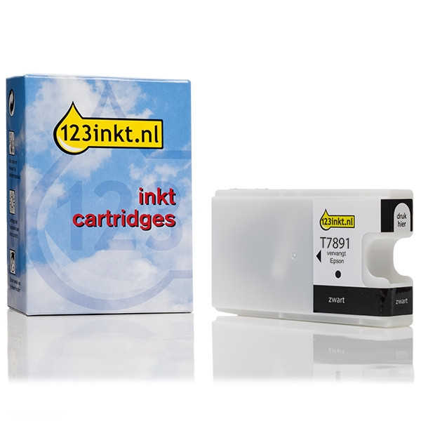 Epson T7891 cartucho de tinta negro XXL (marca 123tinta) C13T789140C 026661 - 1