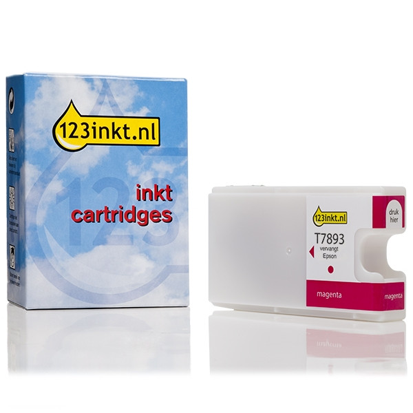 Epson T7893 cartucho de tinta magenta XXL (marca 123tinta) C13T789340C 026665 - 1