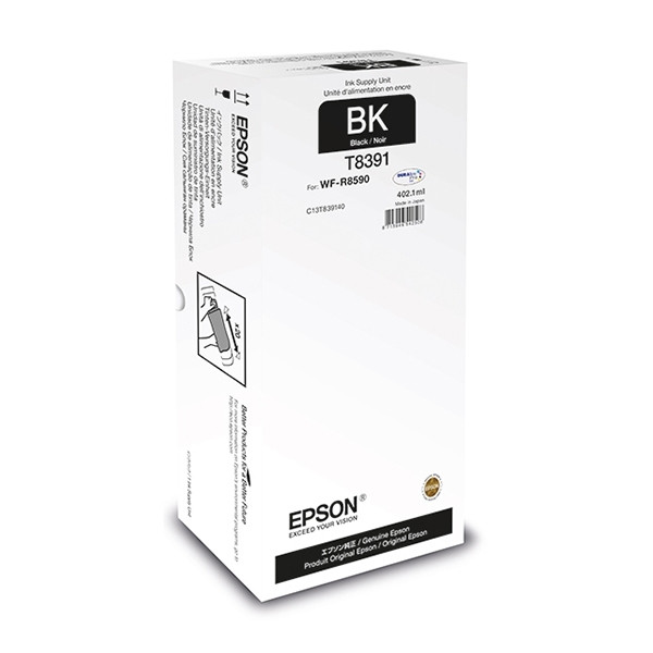 Epson T8391 cartucho de tinta negro XL (original) C13T839140 027064 - 1