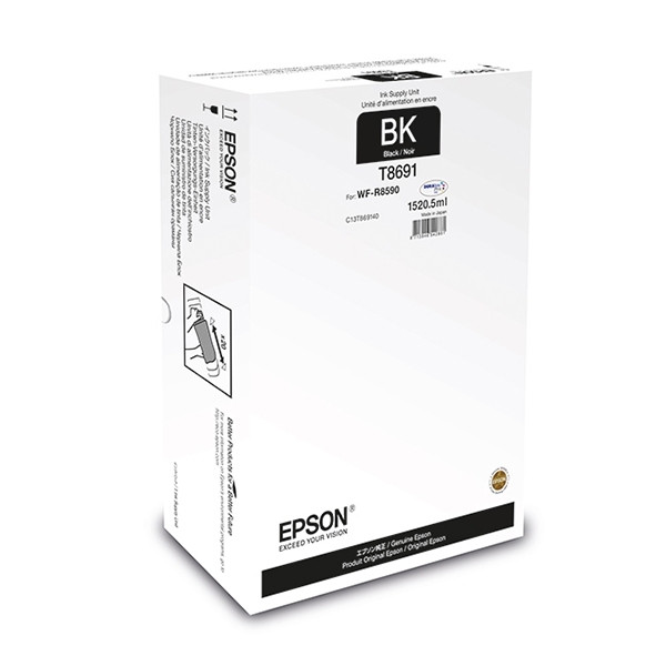 Epson T8691 cartucho de tinta negro XXL (original) C13T869140 027072 - 1