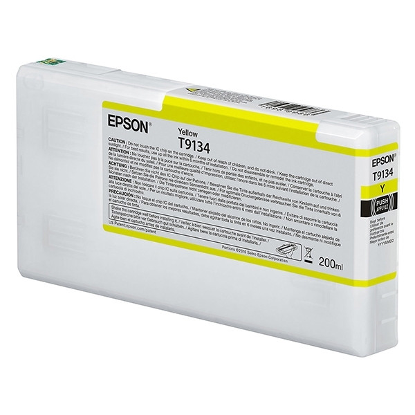 Epson T9134 cartucho de tinta amarillo (original) C13T913400 026992 - 1