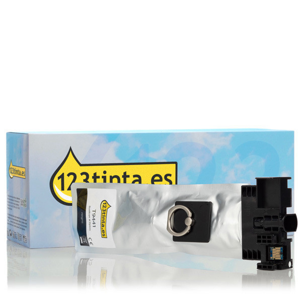 Epson T9441 cartucho de tinta negro (marca 123tinta) C13T944140C 025953 - 1