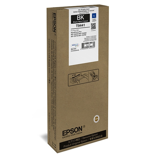 Epson T9441 cartucho de tinta negro (original) C13T944140 025952 - 1