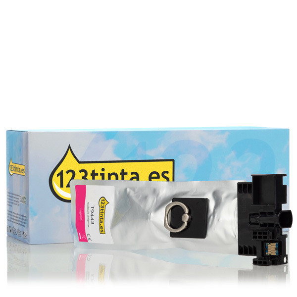 Epson T9443 cartucho de tinta magenta (marca 123tinta) C13T944340C 025957 - 1