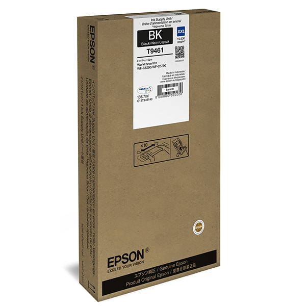 Epson T9461 cartucho de tinta negro XXL (original) C13T946140 025968 - 1